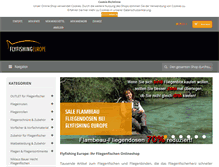 Tablet Screenshot of flyfishingeurope-shop.de